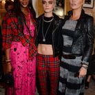 Naomi Campbell, Cara Delevingne et Kate Moss au défilé Burberry