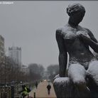 Ville d'Angers et statues revêtues