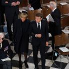 Le président français Emmanuel Macron et son épouse Brigitte Macron 